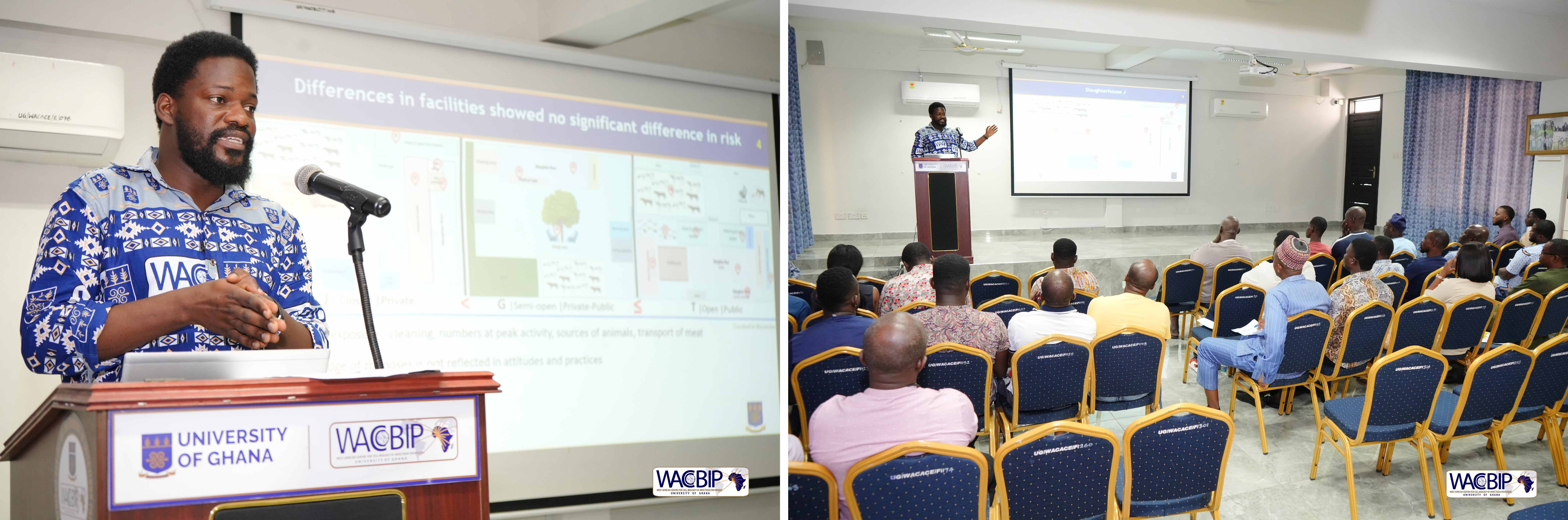Dr. Richard Kwamena Abbiw presenting at ARBO-Z event