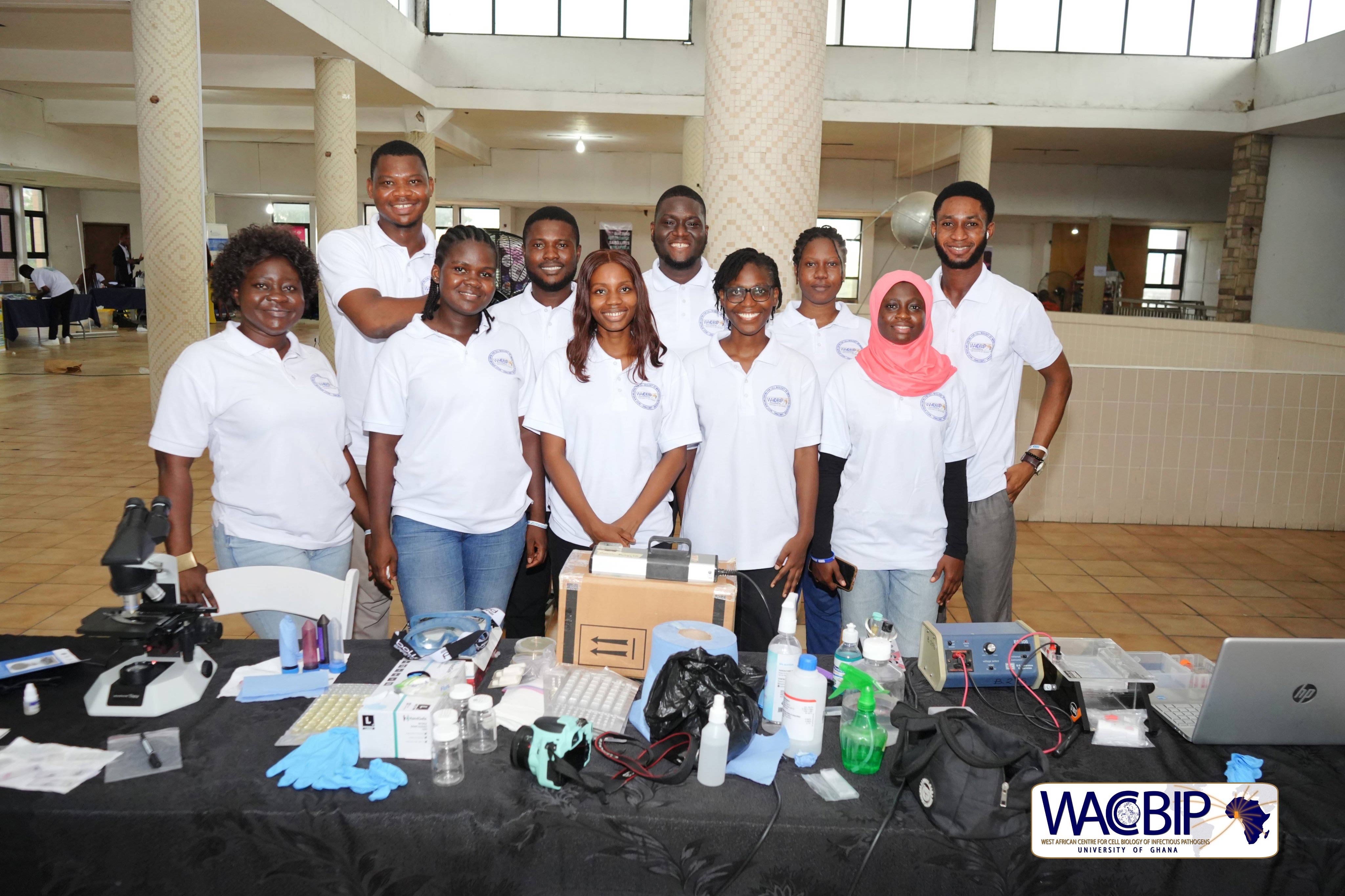WACCBIP Group photo at the Ghana Science festival